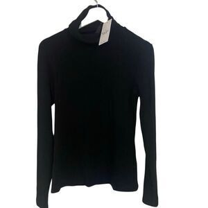 NWT trendy queen black turtle neck